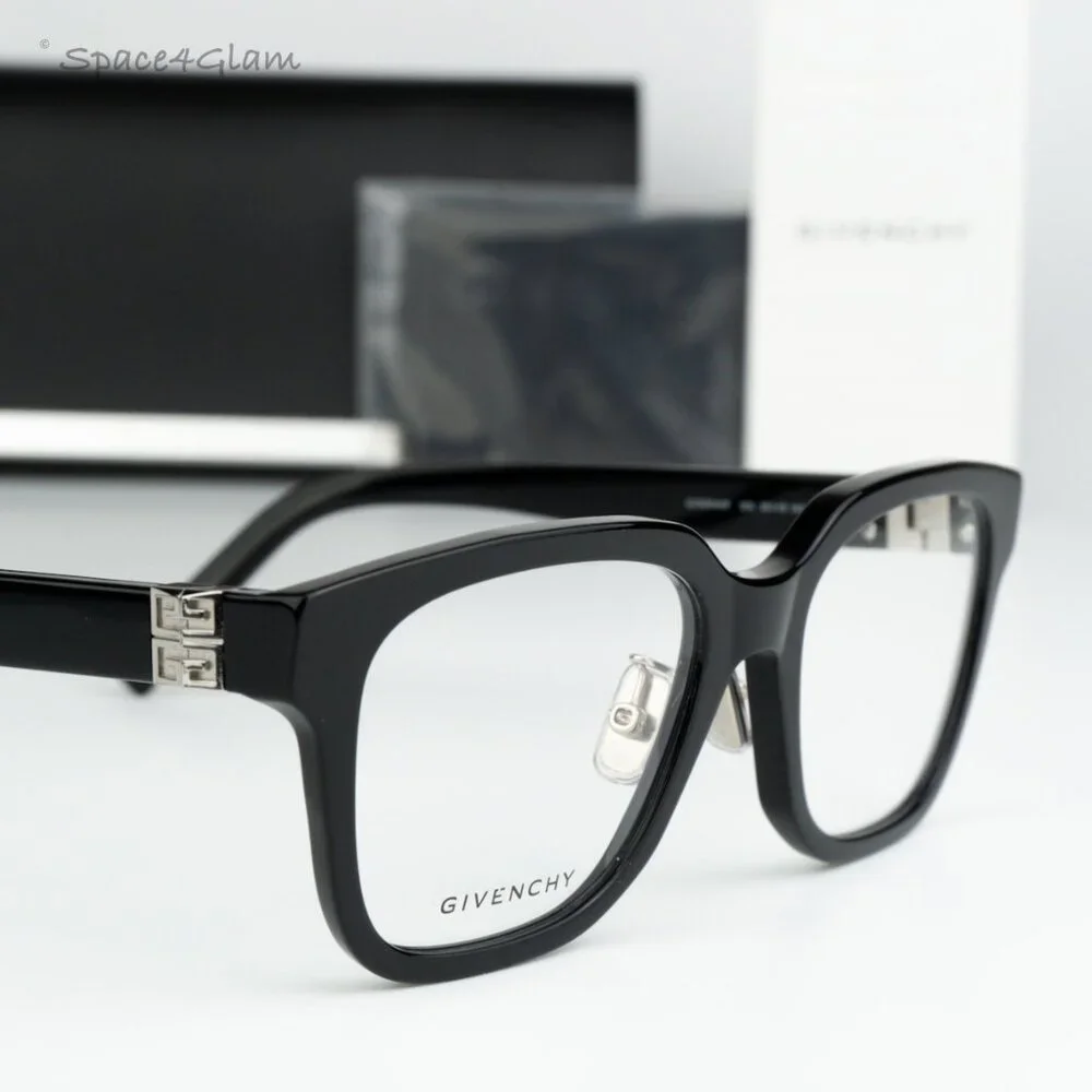 BRAND NEW Givenchy GV50040F 001 Black Demo Women Square Eyeglasses